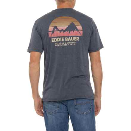 Eddie Bauer Grove T-Shirt - Short Sleeve in Heather Blue Nights