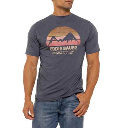 Eddie Bauer Grove T-Shirt - Short Sleeve in Heather Blue Nights