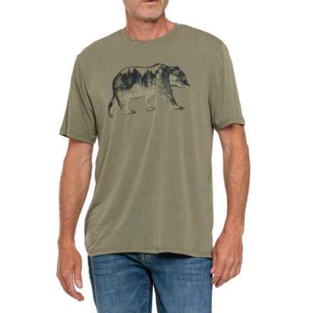 Eddie Bauer Grove T-Shirt - Short Sleeve in Heather Four Leaf Clover