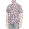 Eddie Bauer Hawaiian Florals Perforated Shirt - Short Sleeve in Turbulence