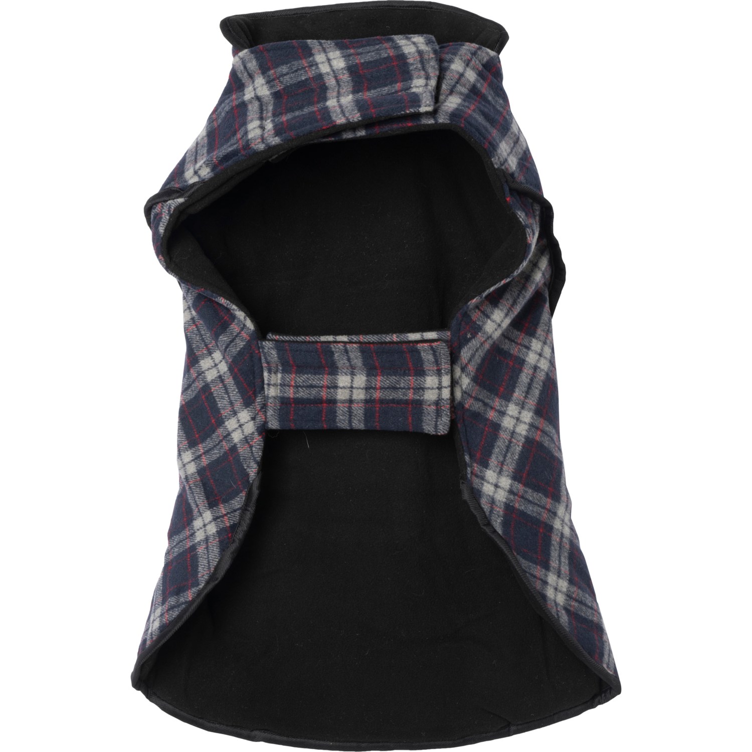 eddie bauer plaid dog coat