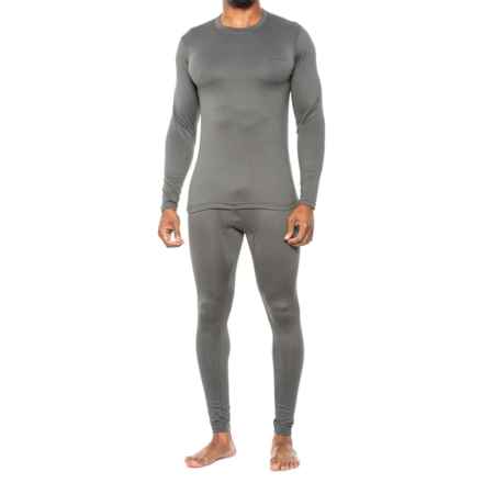 Eddie Bauer Heat-Control Boxed Top and Pants Base Layer Set - Long Sleeve in Dark Grey