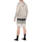 9AMGH_2 Eddie Bauer Heather Texture Hooded Rash Guard and Swim Trunks Set - UPF 40, Long Sleeve