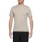 9AMFN_2 Eddie Bauer Heather Texture Sunset Valley Graphic Rash Guard - UPF 40, Short Sleeve