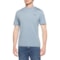 9AMGF_2 Eddie Bauer Heather Texture Sunset Valley Graphic Rash Guard - UPF 40, Short Sleeve