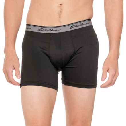 Eddie Bauer High-Performance Boxer Briefs - 6-Pack in Cinder/Black/Bordeaux/Cinder/Black/Deep Eggplant