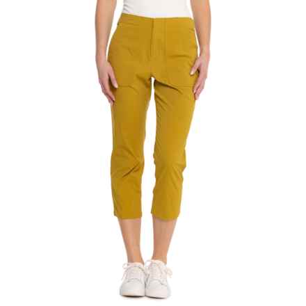 Eddie Bauer Horizon High-Rise Crop Pants - UPF 50+ in Agold