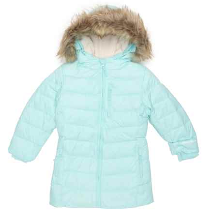 Eddie Bauer Infant and Toddler Girls Sun Valley Frost Down Parka - Insulated in Spa