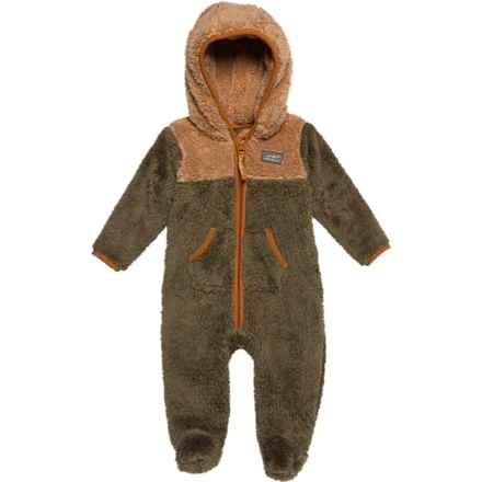 Eddie Bauer Infant Boys Quest Plush Pram Suit in Olive