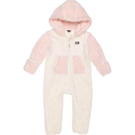 Eddie Bauer Infant Girls Quest Plush Pram Suit in Egret