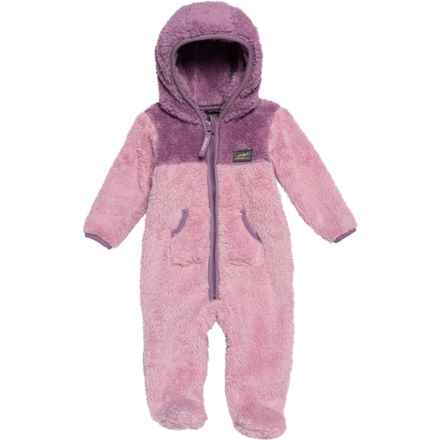 Eddie Bauer Infant Girls Quest Plush Pram Suit in Lilac