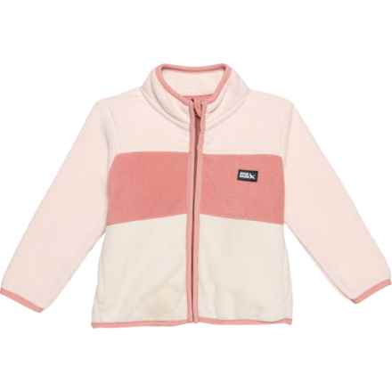 Eddie Bauer Infant Girls Quest Polar Fleece Jacket in Egret