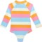 3NAKC_2 Eddie Bauer Infant Girls Rashguard One-Piece Swimsuit with Hat Set - UPF 30, Long Sleeve