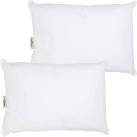 Eddie Bauer Jumbo 230 TC Cotton Allergen Barrier Bed Pillows - 2-Pack, White in White