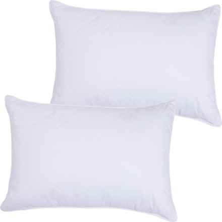 Eddie Bauer Jumbo 230 TC Quilted Gel Pillows - 2-Pack, White in White