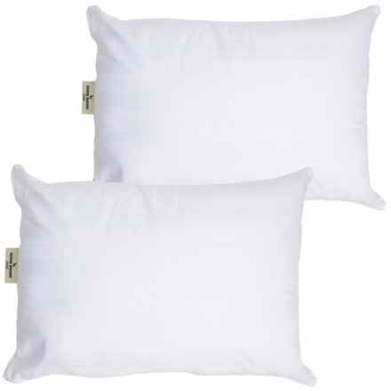 Eddie Bauer Jumbo 300 TC Cotton Damask Supreme Comfort Bed Pillows - 2-Pack, White in White