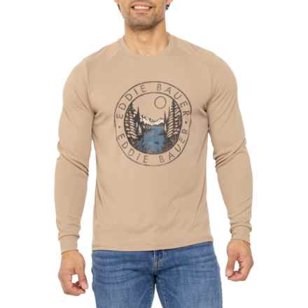 Eddie Bauer Juniper T-Shirt - UPF 50, Long Sleeve in Dune