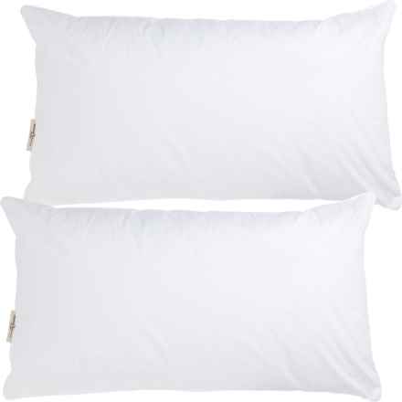 Eddie Bauer King 230 TC Cotton Allergen Barrier Bed Pillows - 2-Pack, White in White