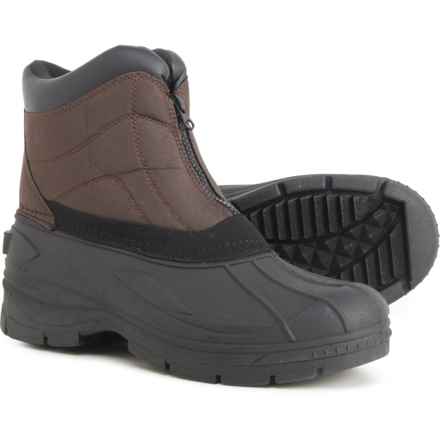 Eddie Bauer Lake Crescent Winter Boots - Waterproof, Insulated (For Men) in Brown