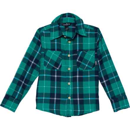 Eddie Bauer Little Boys Flannel Shirt - Long Sleeve in River Rock