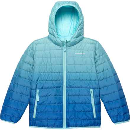Eddie Bauer Little Girls Cirruslite Down Jacket - 650 Fill Power, Reversible in Aqua