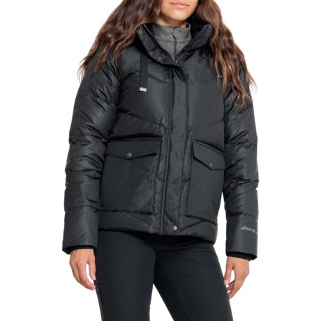 Eddie Bauer Lodge Cascadian Down Parka - 650 Fill Power in Black