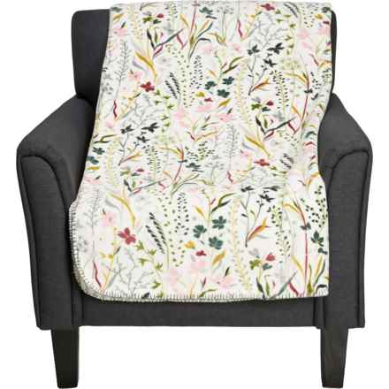 Eddie Bauer Lush Throw Blanket - 50x70”, Reversible in Wooldland Forest