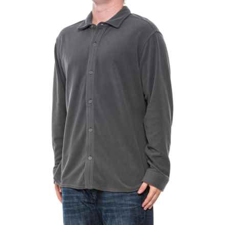 Eddie Bauer Microfleece Shirt Jacket in Dk Smoke