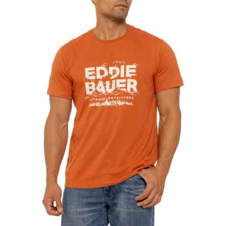 Eddie Bauer Mountain Logo T-Shirt - Short Sleeve in Canyon Clay