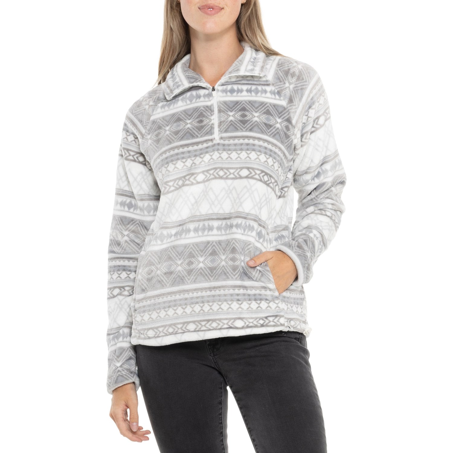 Eddie Bauer Nordic Pullover Shirt - Zip Neck, Long Sleeve - Save 56%
