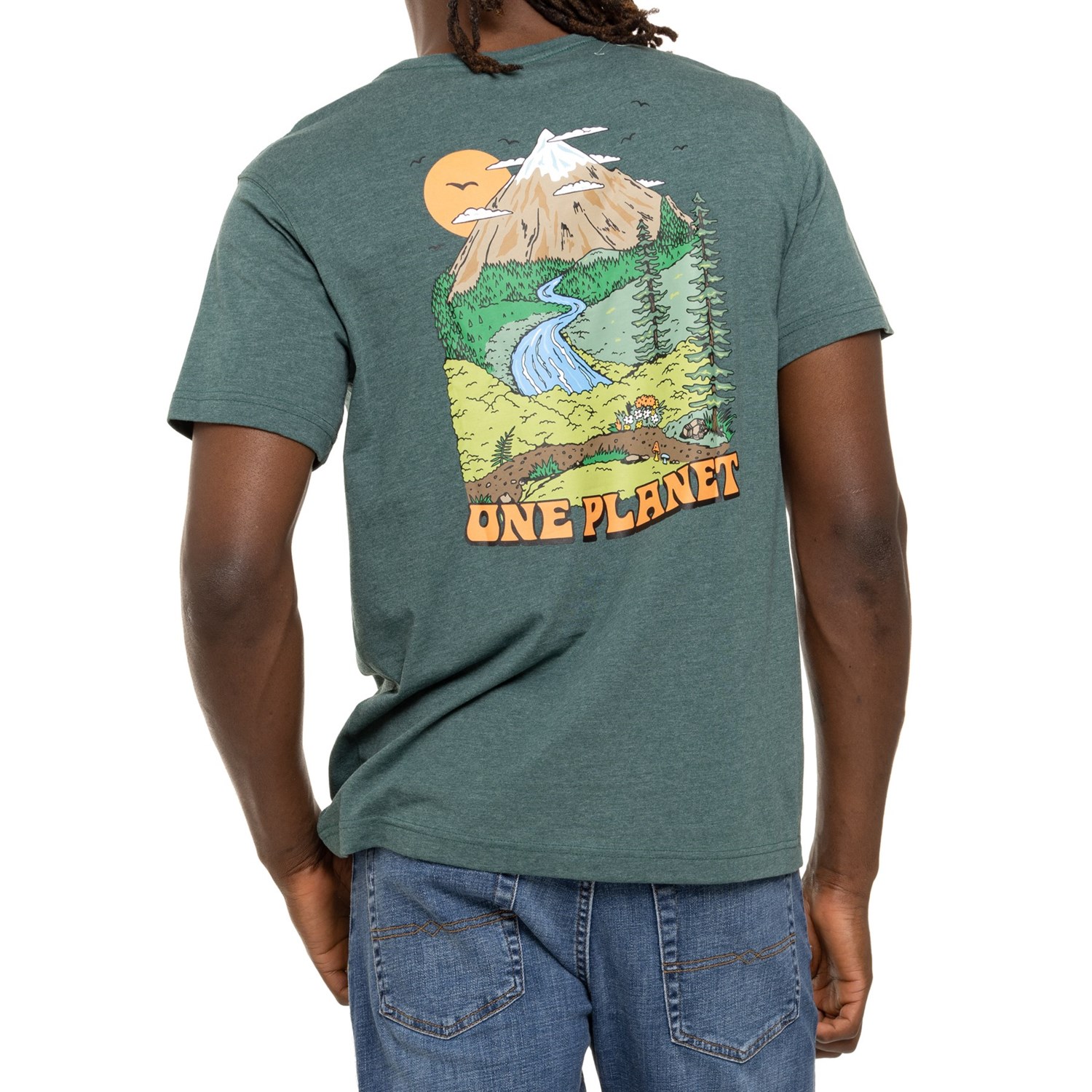 Eddie Bauer One Planet T-Shirt - Short Sleeve - Save 60%