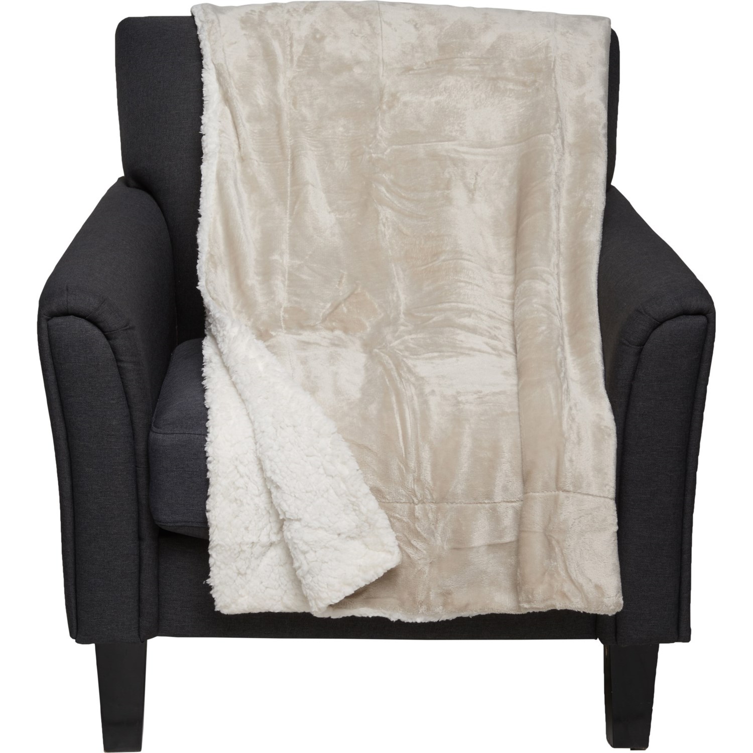 Eddie Bauer Oversized Signature Ultrasoft Plush Throw Blanket 50x60