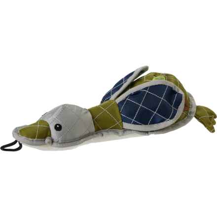 Eddie Bauer Oxford Duck Plush Dog Toy - 14”, Squeaker in Multi