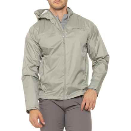Eddie Bauer Packable Tech Rain Shell Jacket - Waterproof in Sage