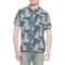 Eddie Bauer Palm Fronds Shirt - Short Sleeve in Bluefin