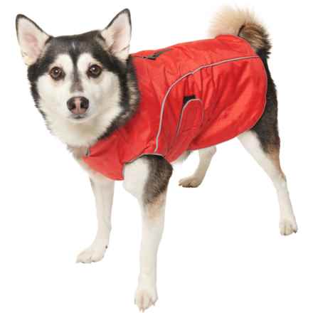 Eddie Bauer Peak-Performance Harness Dog Jacket in Red
