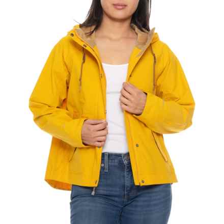 Eddie Bauer Port Townsend Rain Jacket - Waterproof in Dark Marigold