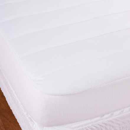 Eddie Bauer Queen Allergy Control Mattress Pad - White in White