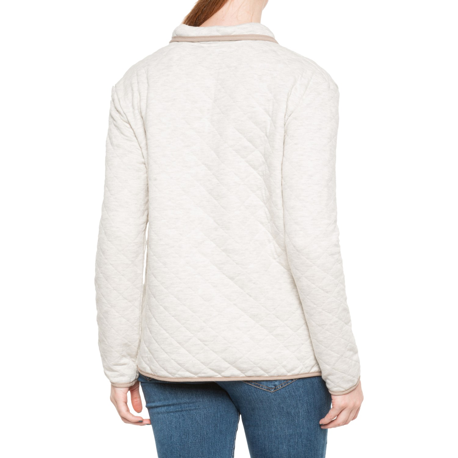 Eddie Bauer Quilted Mock Neck Shirt (For Women) Save 66