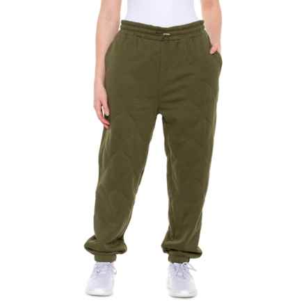 Eddie Bauer Quilted Pants in Moss