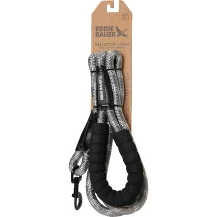 Eddie Bauer Reflective Dog Leash with Comfort Handle - 6’ in Gray