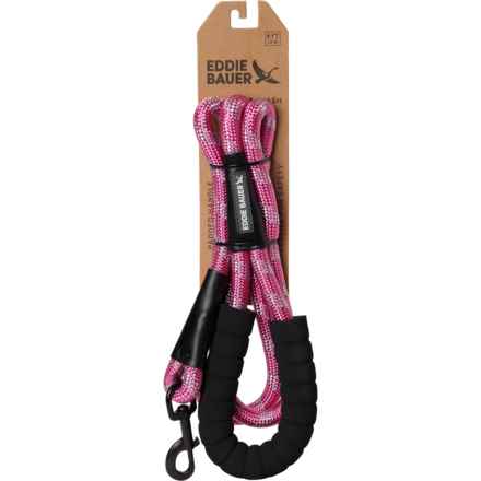 Eddie Bauer Reflective Dog Leash with Comfort Handle - 6’ in Pink