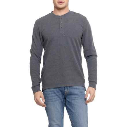 Eddie Bauer Ridges Henley Shirt - Long Sleeve in H. Outer Space