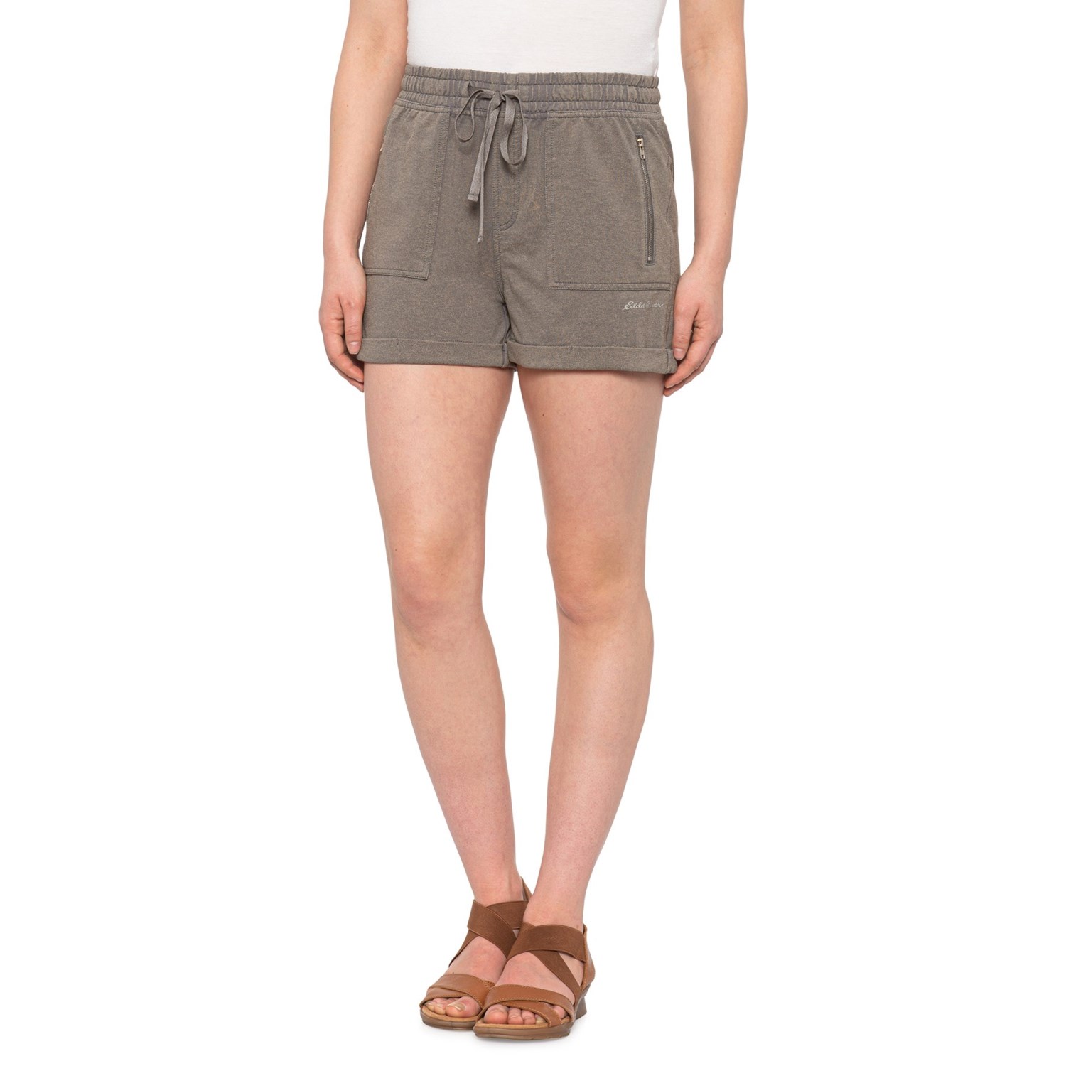 eddie bauer french terry shorts