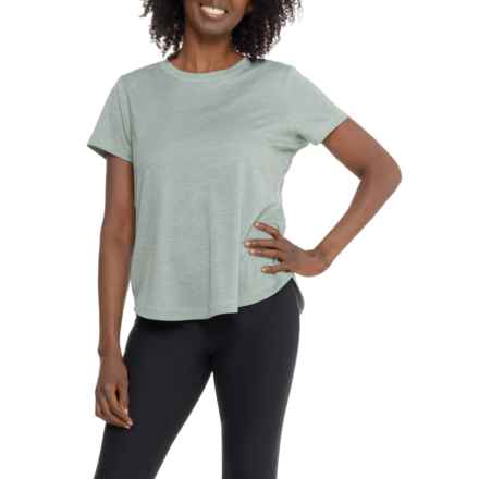 Eddie Bauer River T-Shirt - UPF 50, Short Sleeve in H. Chinois Green - Closeouts