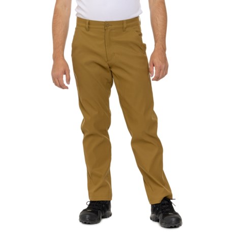 Eddie Bauer Slim Fit Tech Chino Pants - UPF 50+ in Antique Bronze