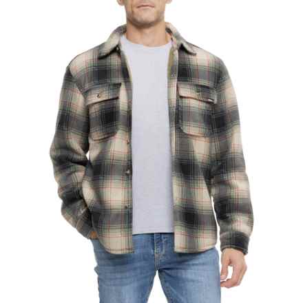 Eddie Bauer Sparrow Shirt Jacket in Beetle Stream Plaid
