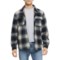 Eddie Bauer Sparrow Shirt Jacket in Outer Space Stream Plaid