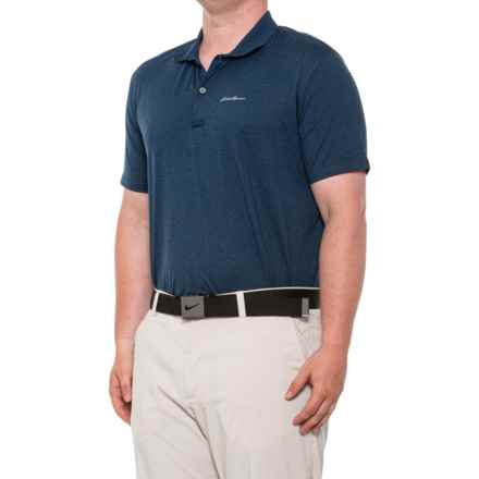 Eddie Bauer Sport-Performance Polo Shirt - Short Sleeve in Medium Indigo