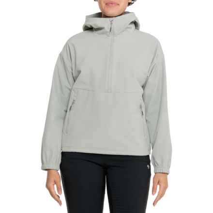 Eddie Bauer Stratiform Tech Jacket - Zip Neck in Herb